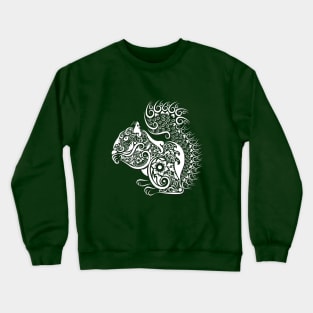 Squirrel floral decoration Crewneck Sweatshirt